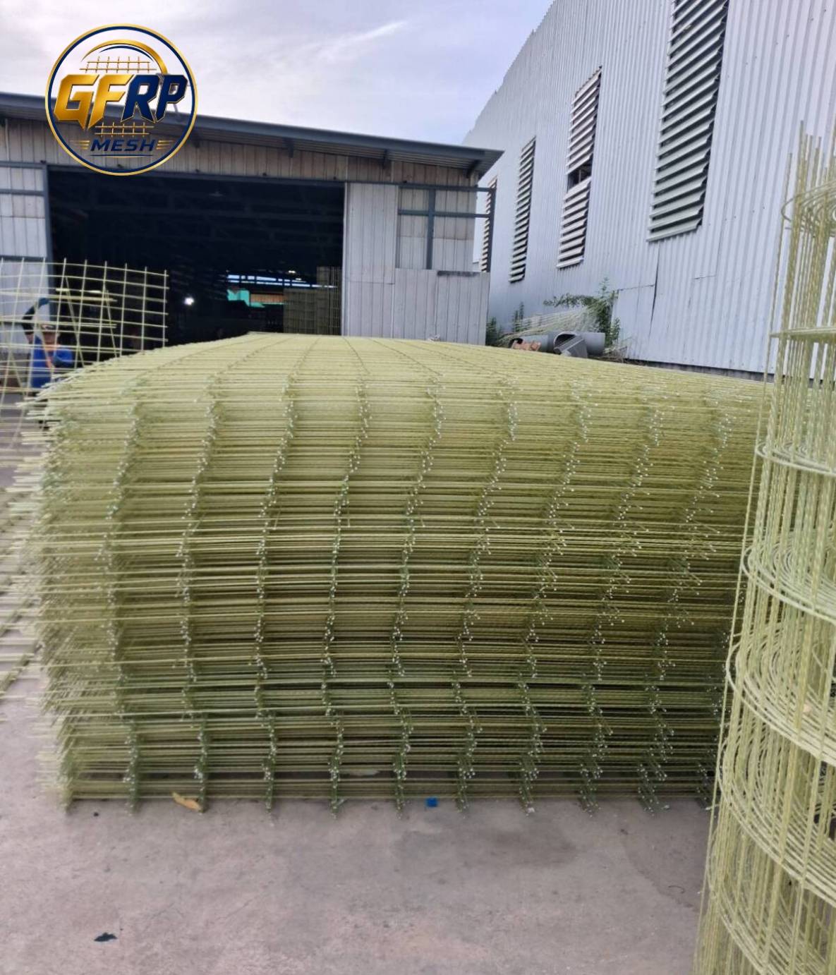 gfrp mesh panels